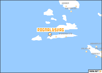 map of Rognaldsvåg