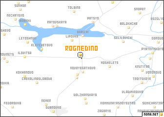 map of Rognedino