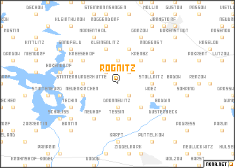 map of Rögnitz