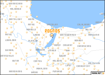 map of Rognos