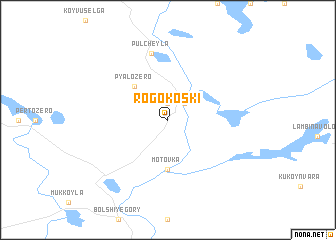 map of Rogokoski