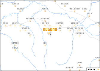 map of Rogomo