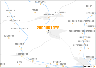 map of Rogovatoye