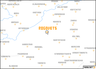 map of Rogovets