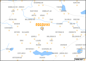 map of Rogoviki