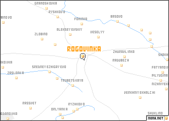 map of Rogovinka