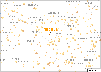 map of Rogovi