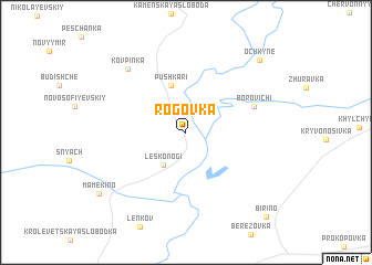 map of Rogovka