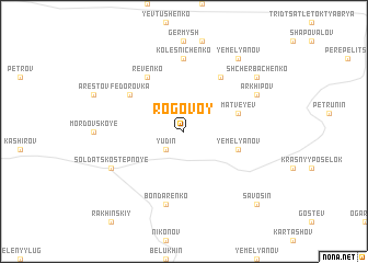 map of Rogovoy