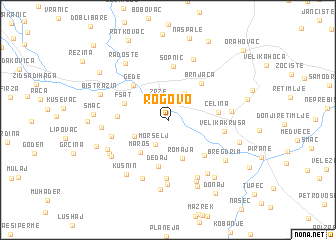 map of Rogovo