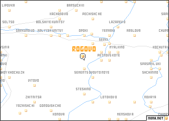 map of Rogovo