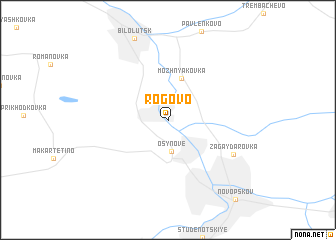 map of Rogovo