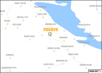 map of Rogovo