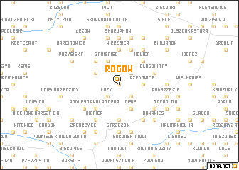 map of Rogów