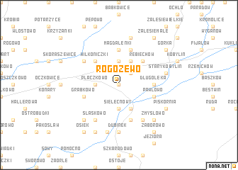 map of Rogożewo