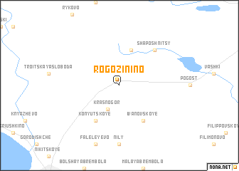 map of Rogozinino