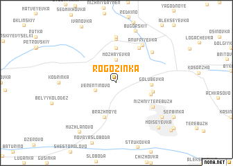 map of Rogozinka