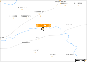 map of Rogozino
