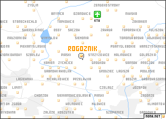 map of Rogoźnik