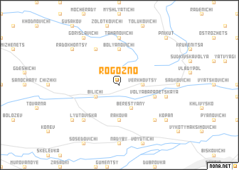 map of Rogozno