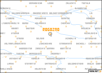 map of Rogozno