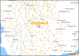 map of Rogrewāla