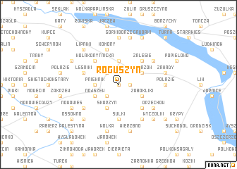 map of Roguszyn