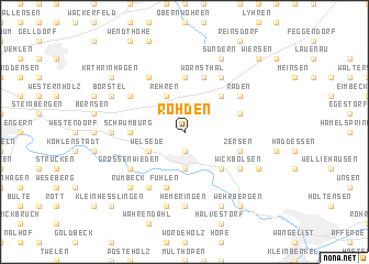 map of Rohden