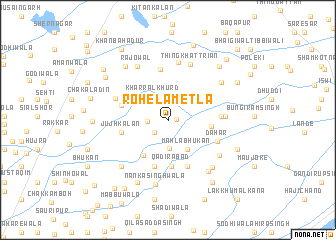 map of Rohela Metla