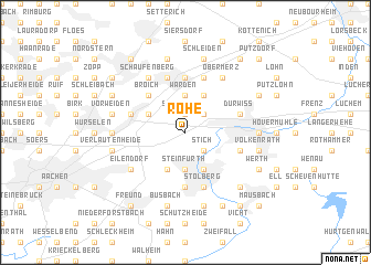 map of Röhe