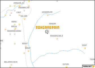 map of Rohgām-e Pā\