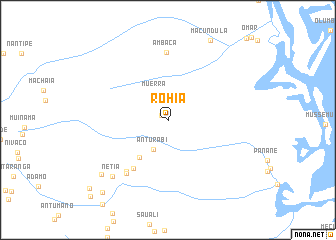 map of Róhia