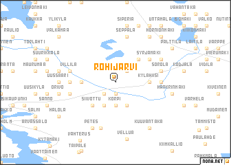 map of Rohijärvi