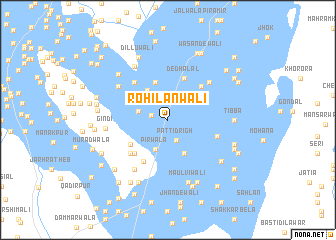 map of Rohilānwāli