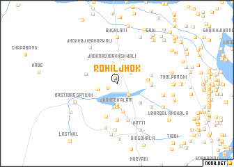 map of Rohil Jhok