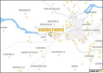 map of Rohoic Farms