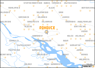 map of Rohovce