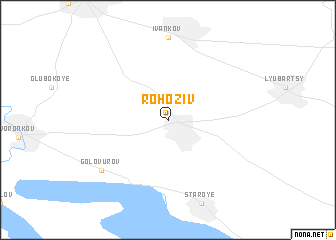 map of Rohoziv