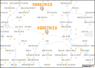 map of Rohožnica