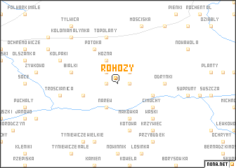 map of Rohozy