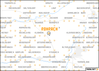 map of Röhrach