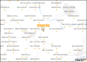 map of Rohrau