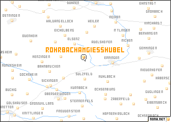 map of Rohrbach am Gießhübel