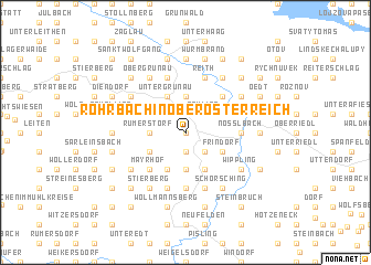 map of Rohrbach in Oberösterreich