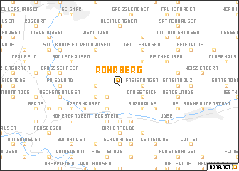 map of Rohrberg