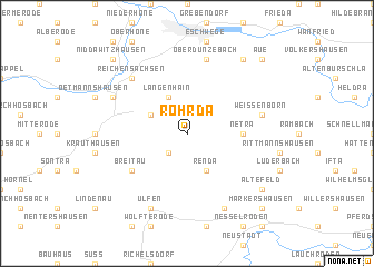 map of Röhrda