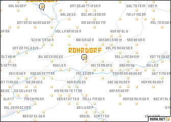 map of Rohrdorf