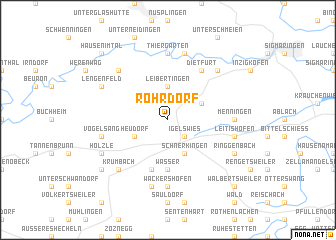 map of Rohrdorf