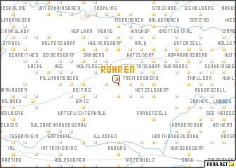 map of Röhren
