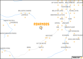 map of Rohrmoos